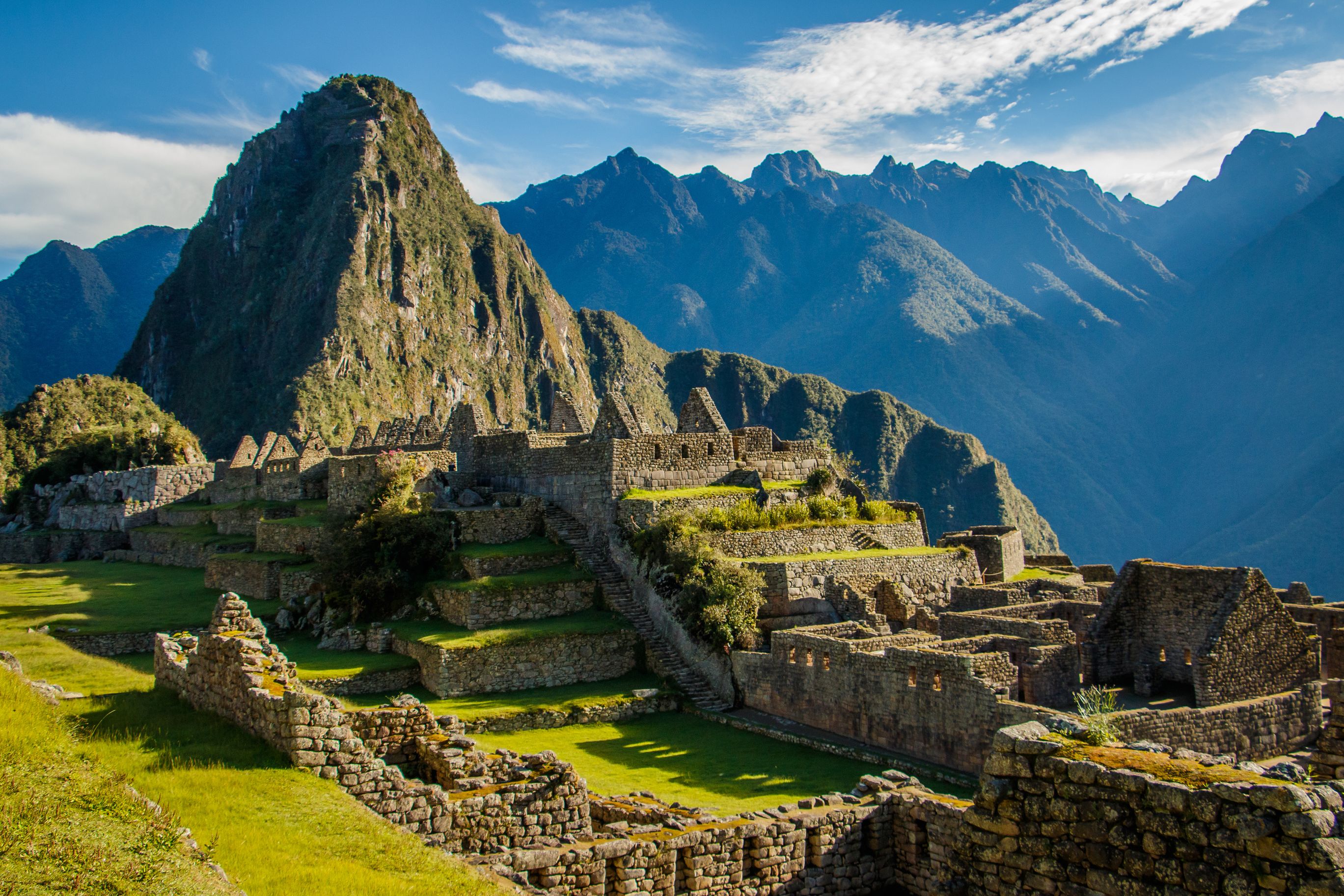 Machu Picchu on a sunny day