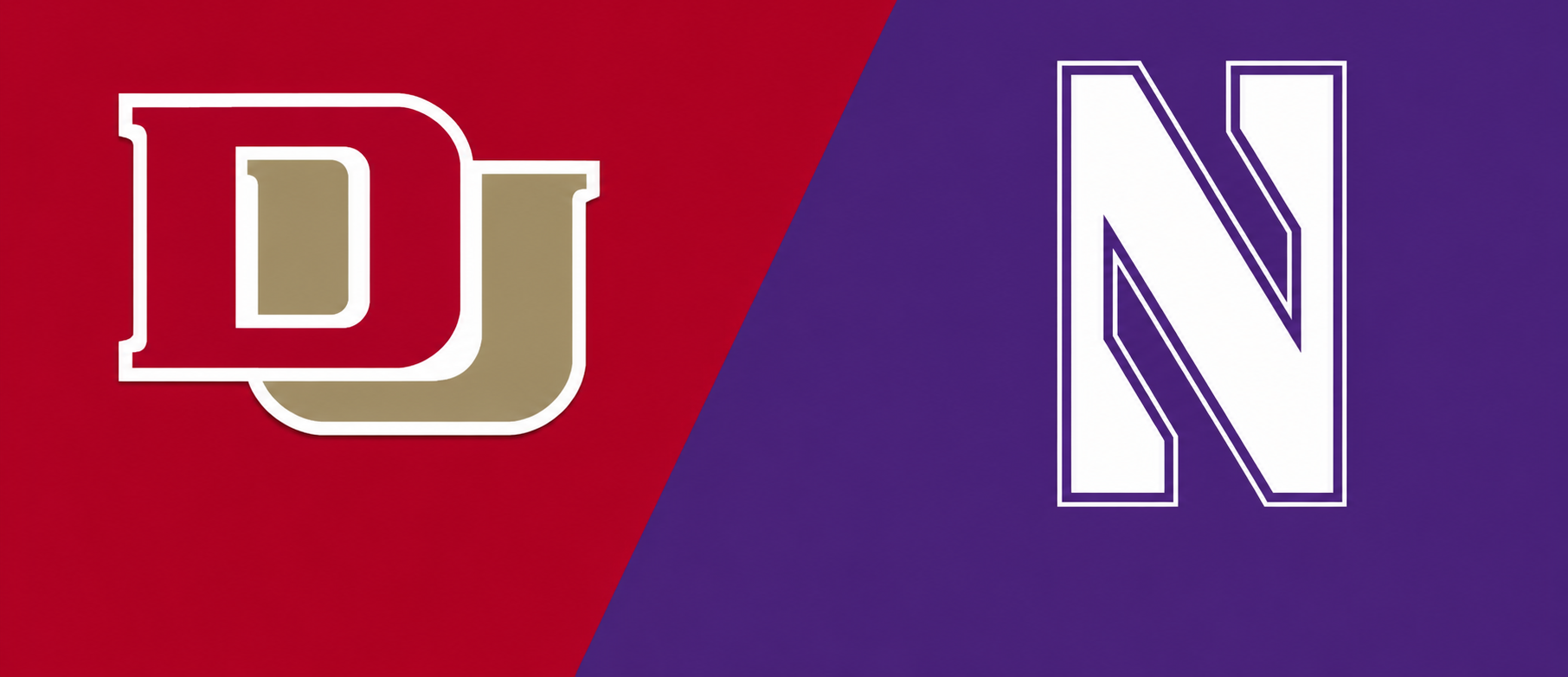 denver versus northwestern graphic