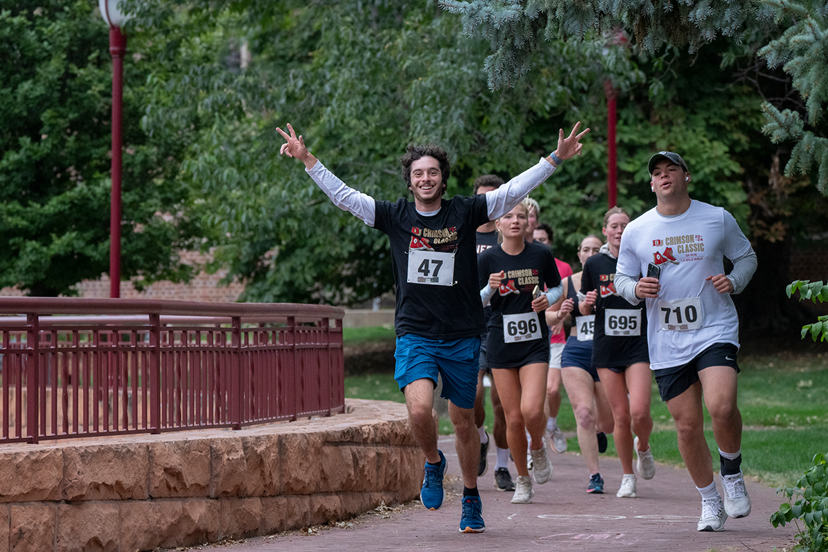 Runners at the 2024 Crimson Classic 5K