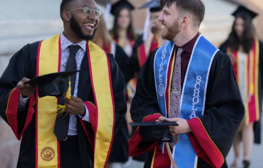 Graduates Laughing