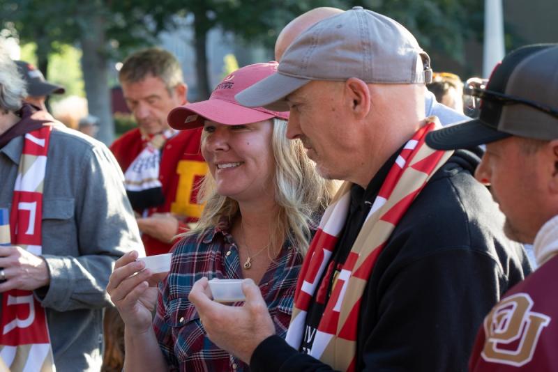 Two DU Alumni at Homecoming