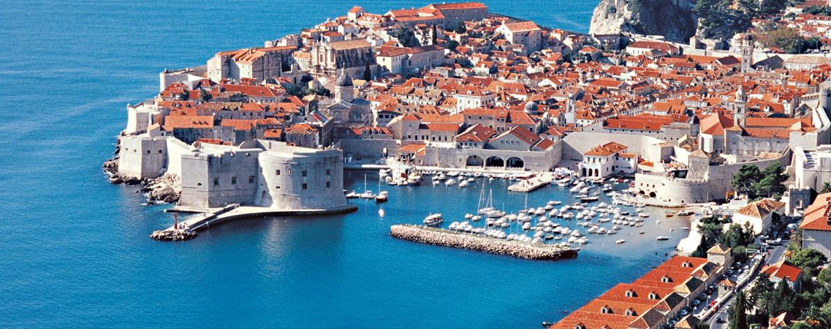 City in croatia on the sea