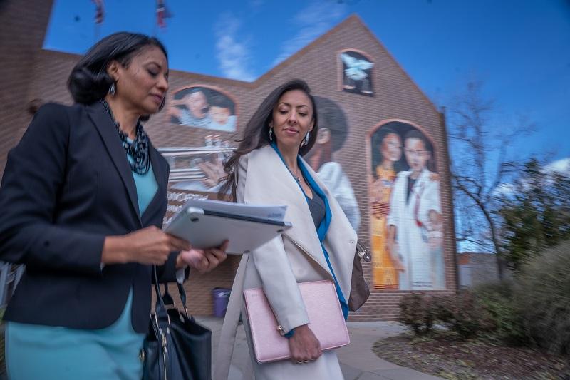 Candi CdeBaca and Lisa Calderon